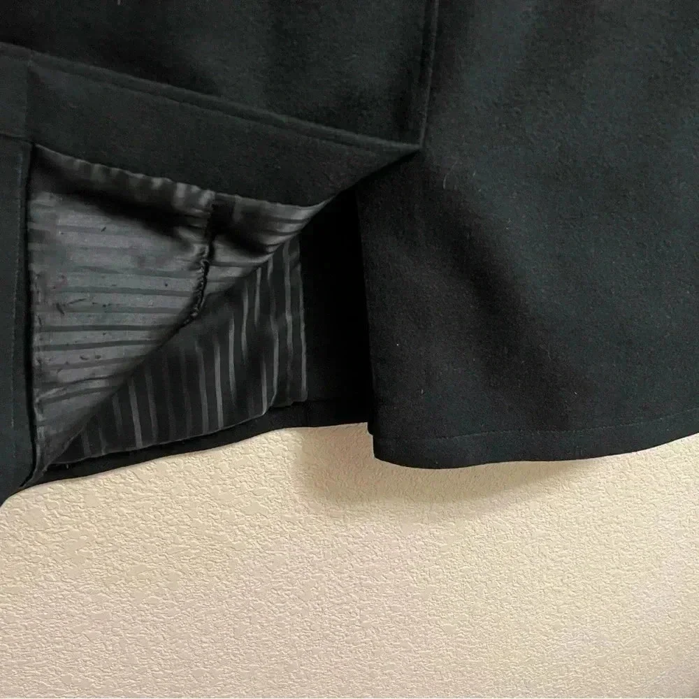 Cardinal of Canada Mens Jacket Medium Black Wool Blend Quilted Full Zip Overcoat - Picture 12 of 16